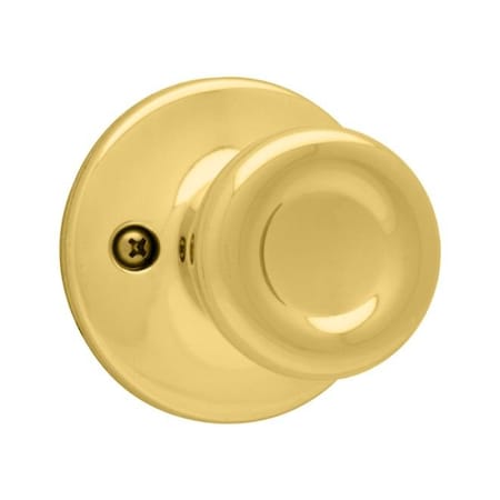 Kwikset Clear Pack Dummy Door Lock Bright Brass Finish CP488T-3
